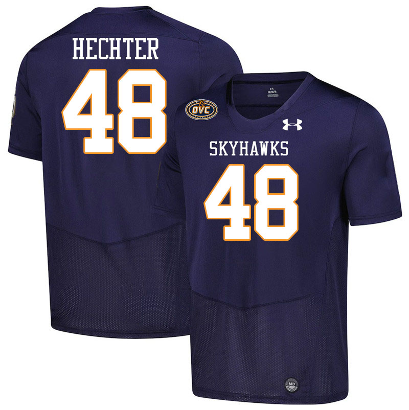 UT Martin Skyhawks #48 Cade Hechter College Football Jerseys,Uniforms-Navy